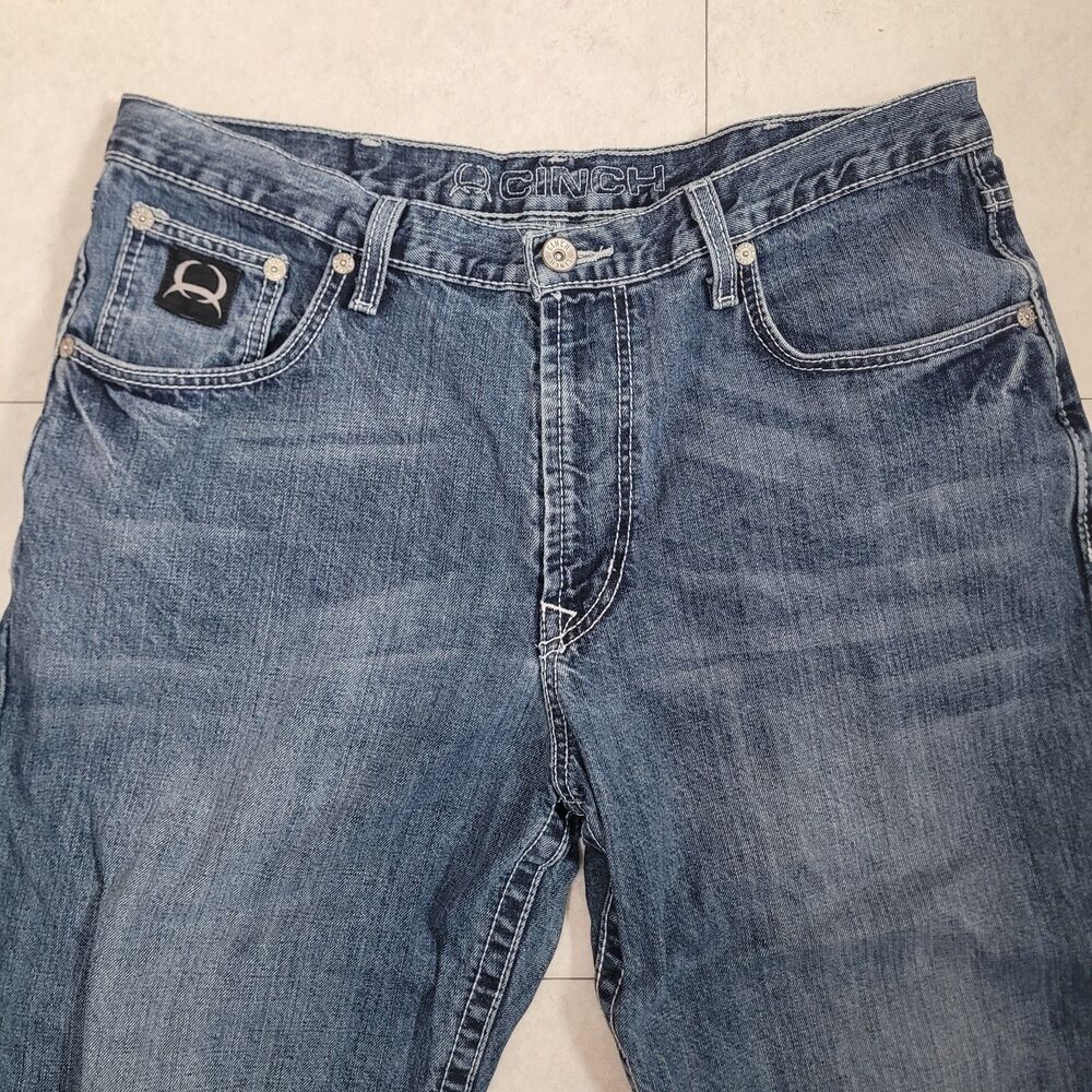 CINCH BLACK LABEL 2 Men's Loose Fit 2.1 Tapered Leg Denim Jeans MB90633007 35x32